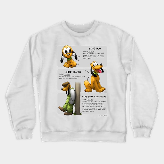 Pluto Evolutions Crewneck Sweatshirt by disneyevolutions